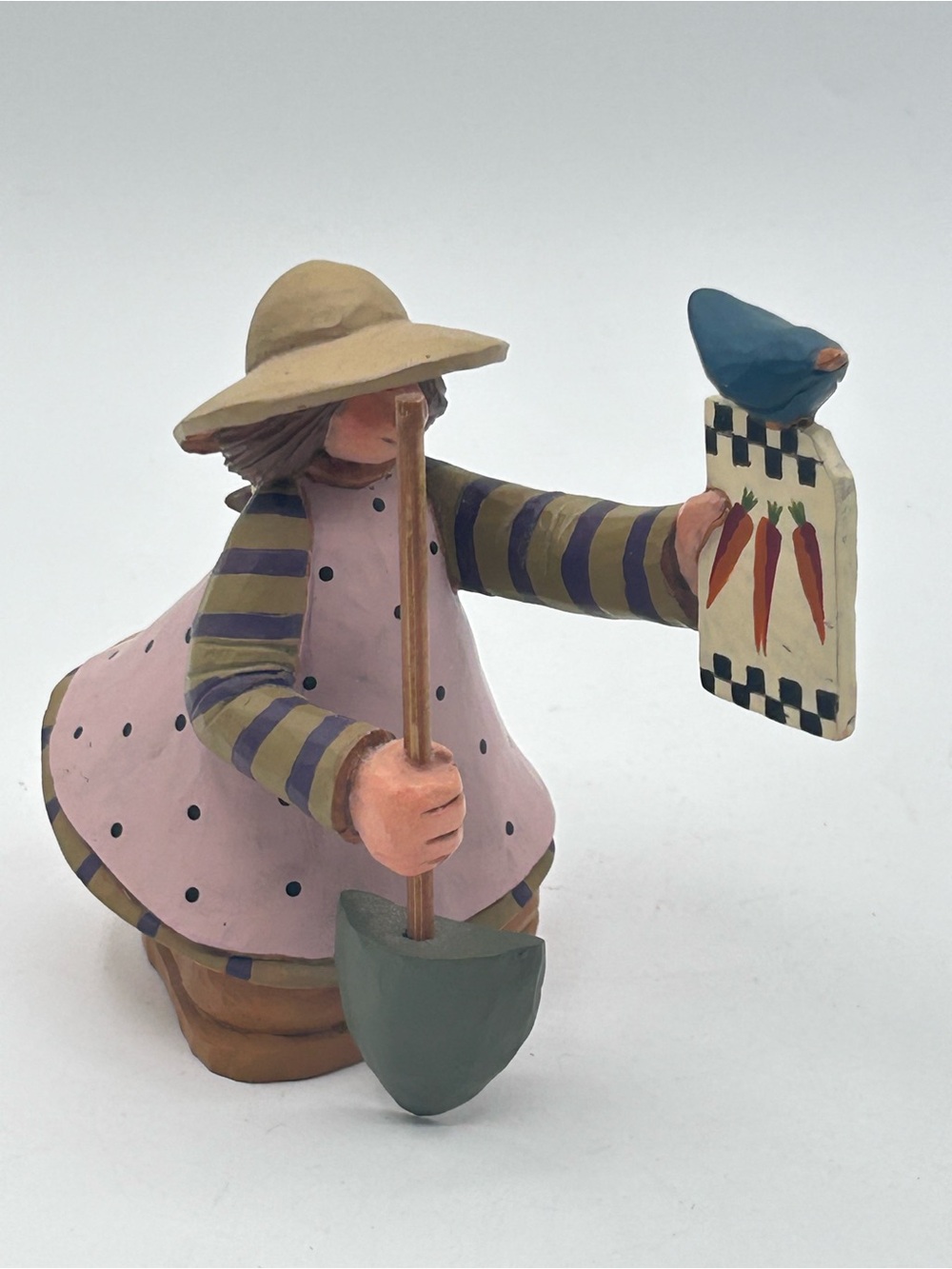 WILLIRAYE Studio Farmers Market Figurine First Time Gardener Small 4" x 4.25"